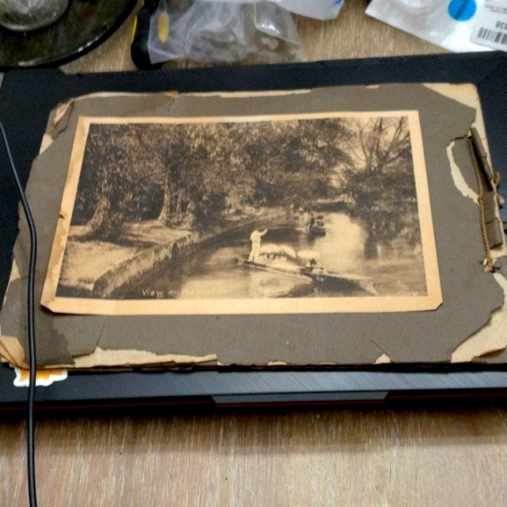 Book of Old picture prints of colleges dating from the 1400s